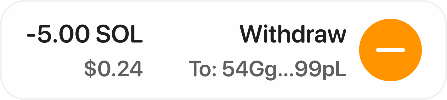 Withdraw