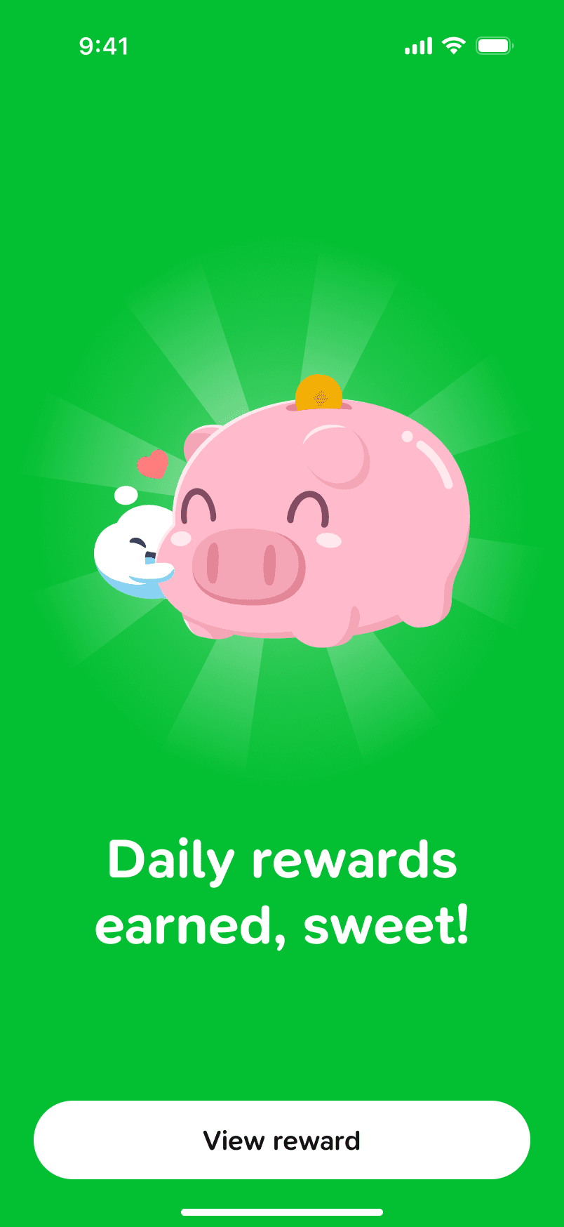 Sanctum App rewards screen